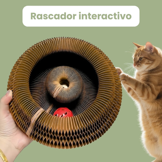 Rascador interactivo para gatos