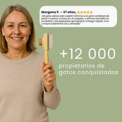 Cepillo quitapelusas para gatos